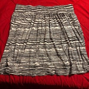 Lane Bryant Zebra Pleated Skirt size 18